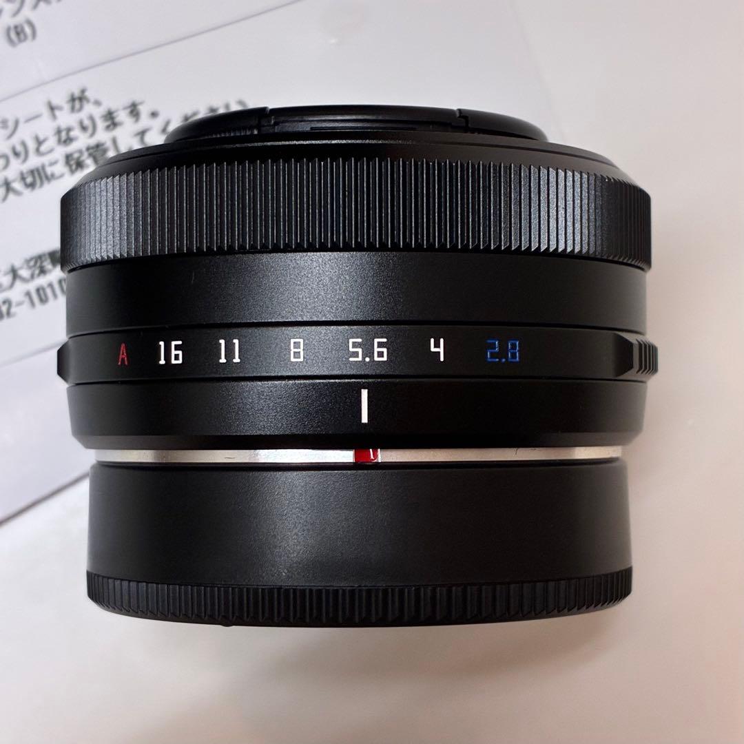 銘匠光学 TTArtisan AF 27mm F2.8 ブラック