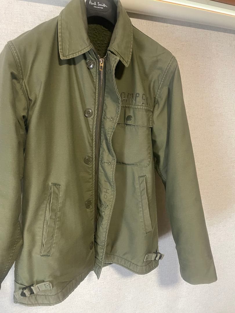 米国軍正規品　A-2デッキジャケット ビンテージ　美品