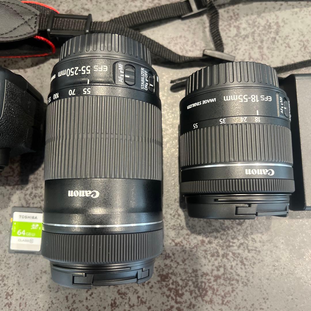 Canon EOS Kiss X9 + 望遠レンズ+sdカード