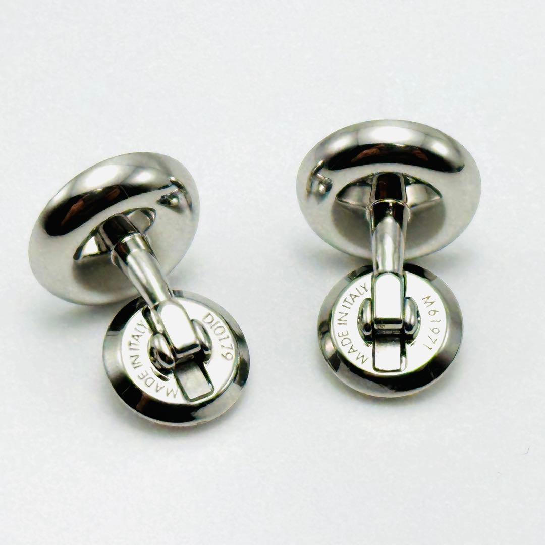 LOUIS VUITTON カフス　M61971 シルバー　ロゴ　　ラウンド