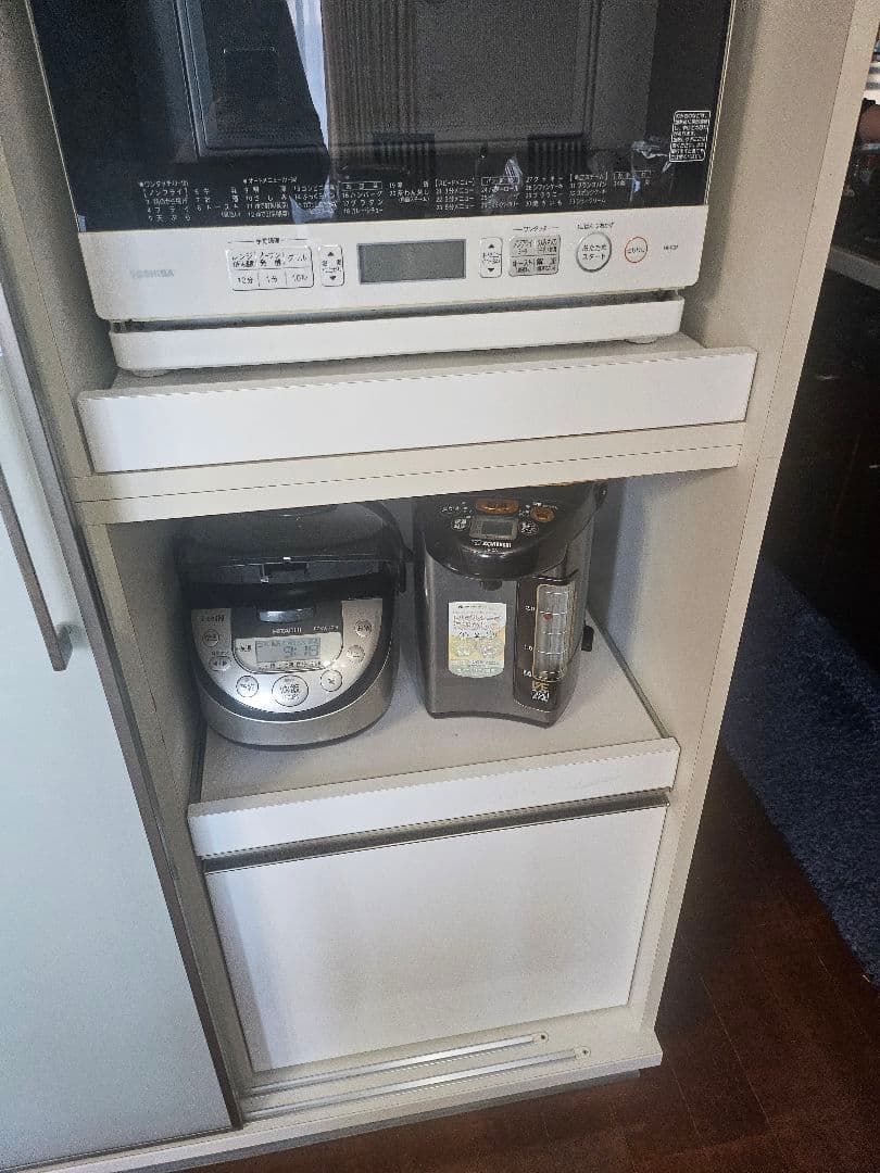 大川家具 122cm幅 おしゃれなダイニングボード 食器棚　キッチンボード