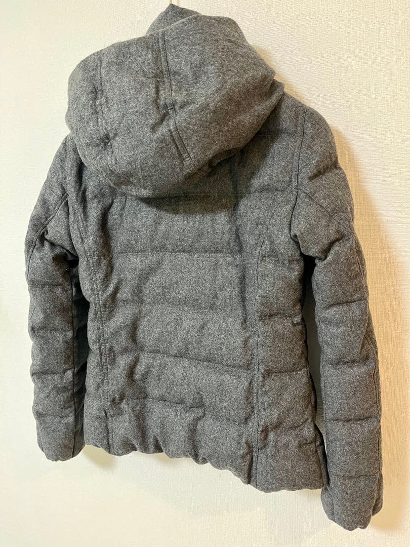 DUVETICA ウール ダウンジャケット 44 グレー