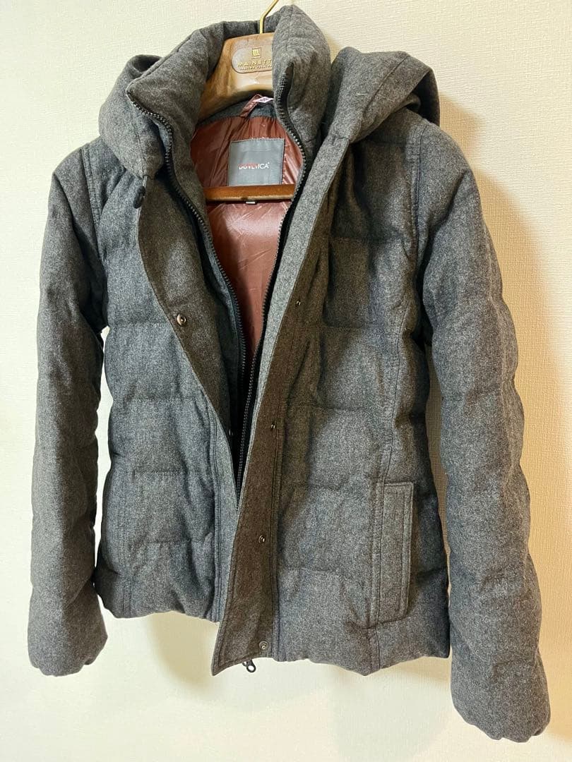DUVETICA ウール ダウンジャケット 44 グレー