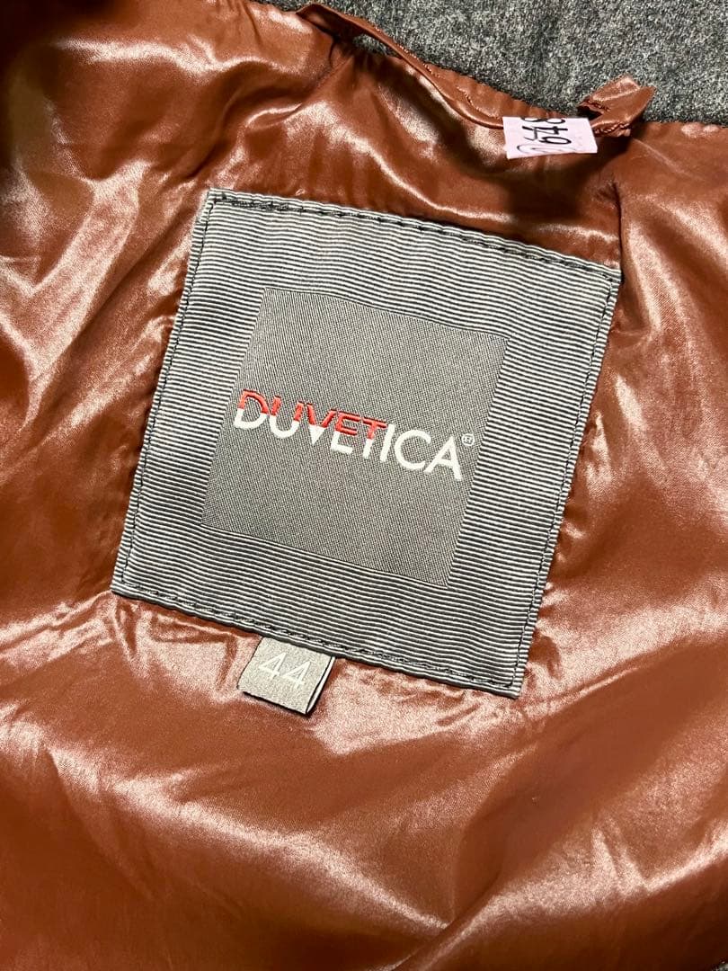 DUVETICA ウール ダウンジャケット 44 グレー