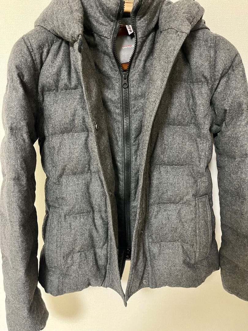 DUVETICA ウール ダウンジャケット 44 グレー