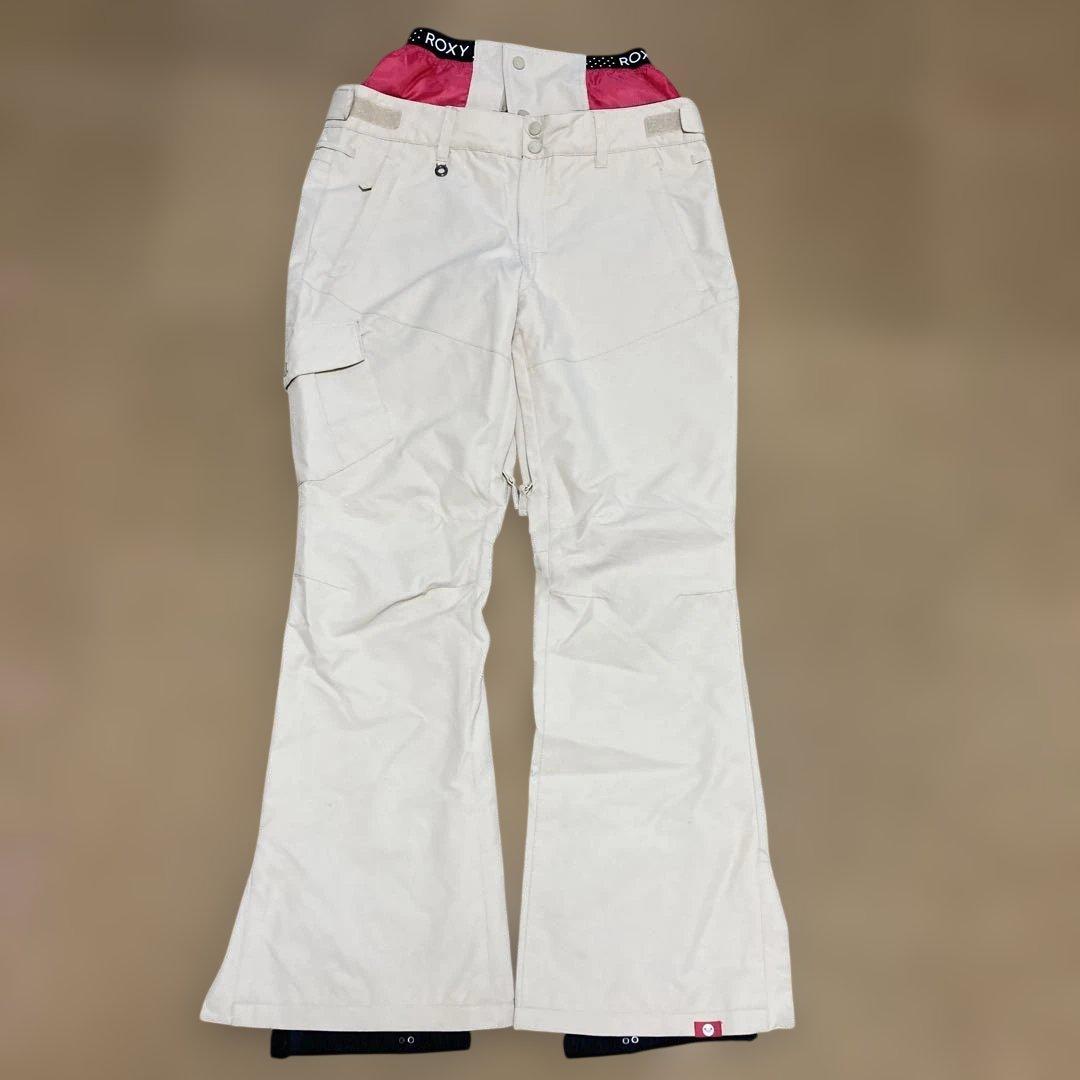 【美品】ロキシーROXYスノーボードウェアジャケットパンツ上下セットMレディース