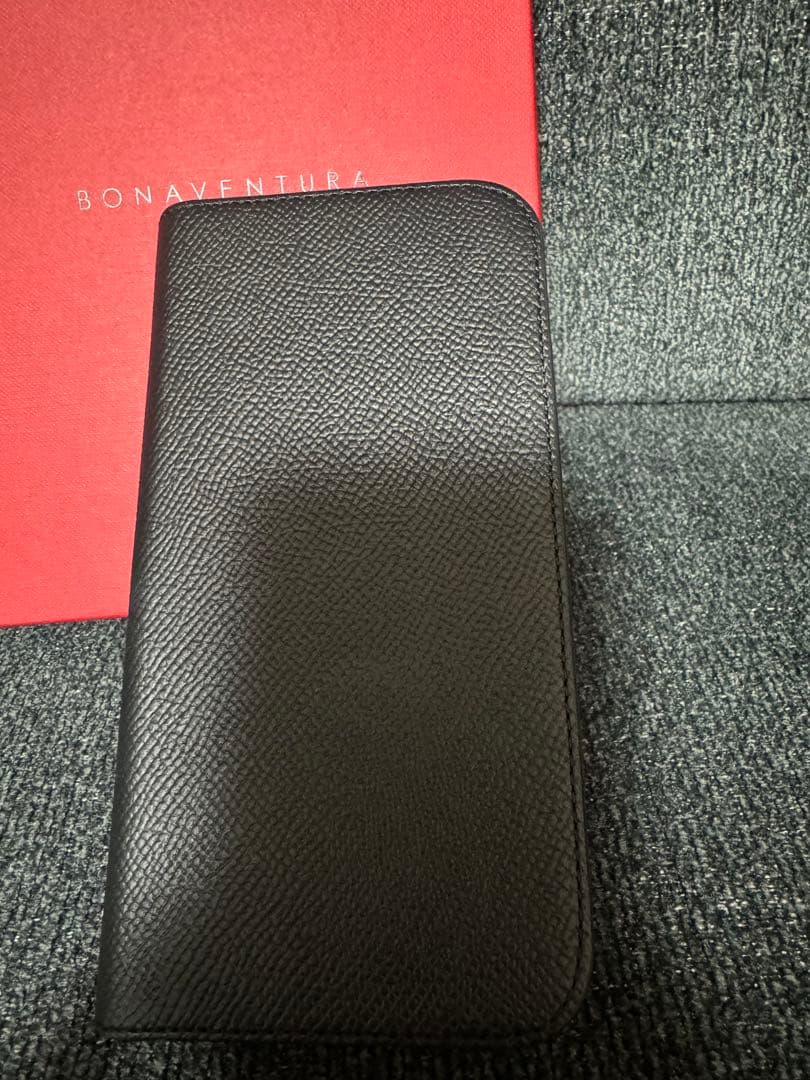 BONAVENTURA 手帳型 iPhone15proケース ブラック