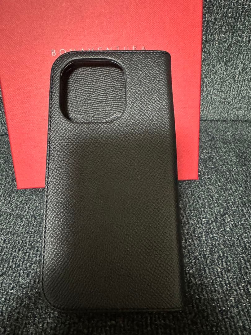 BONAVENTURA 手帳型 iPhone15proケース ブラック