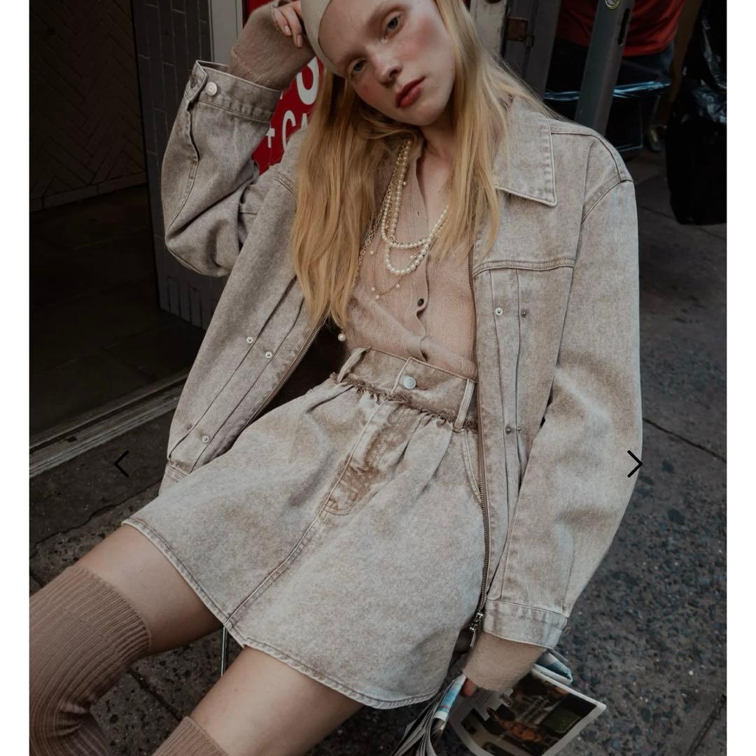 THE TOE オリンピアデニムジャケット S ブラウン