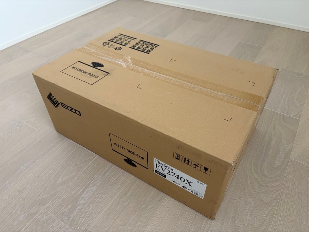 【24年購入】EIZO EV2740X 4K 極美品 使用2830h 元箱付