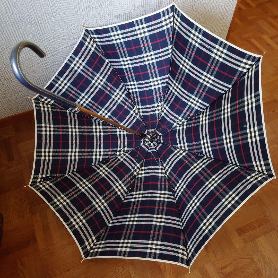 BURBERRY　バーバリー　長傘　ブルー