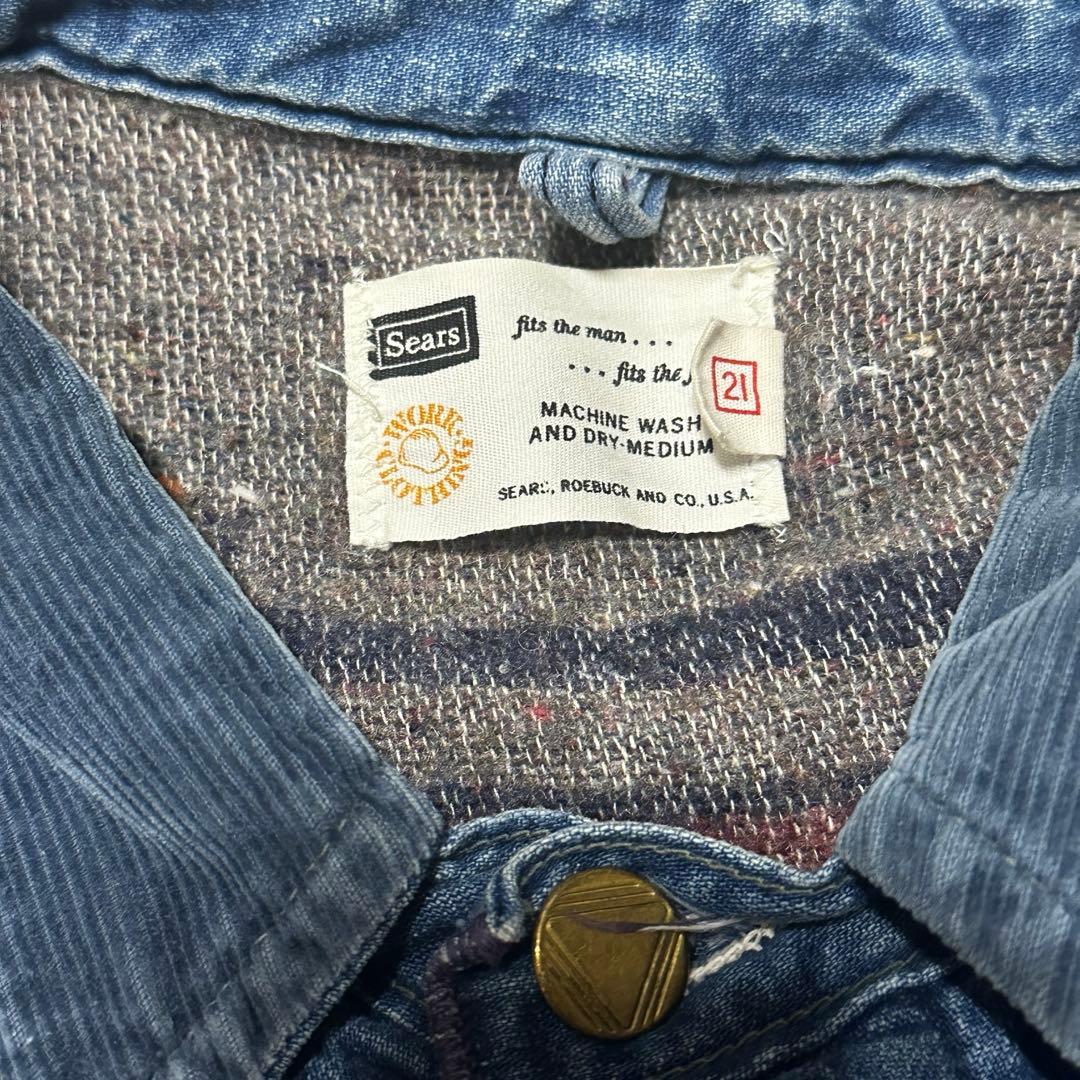 60s デニムカバーオール Sears