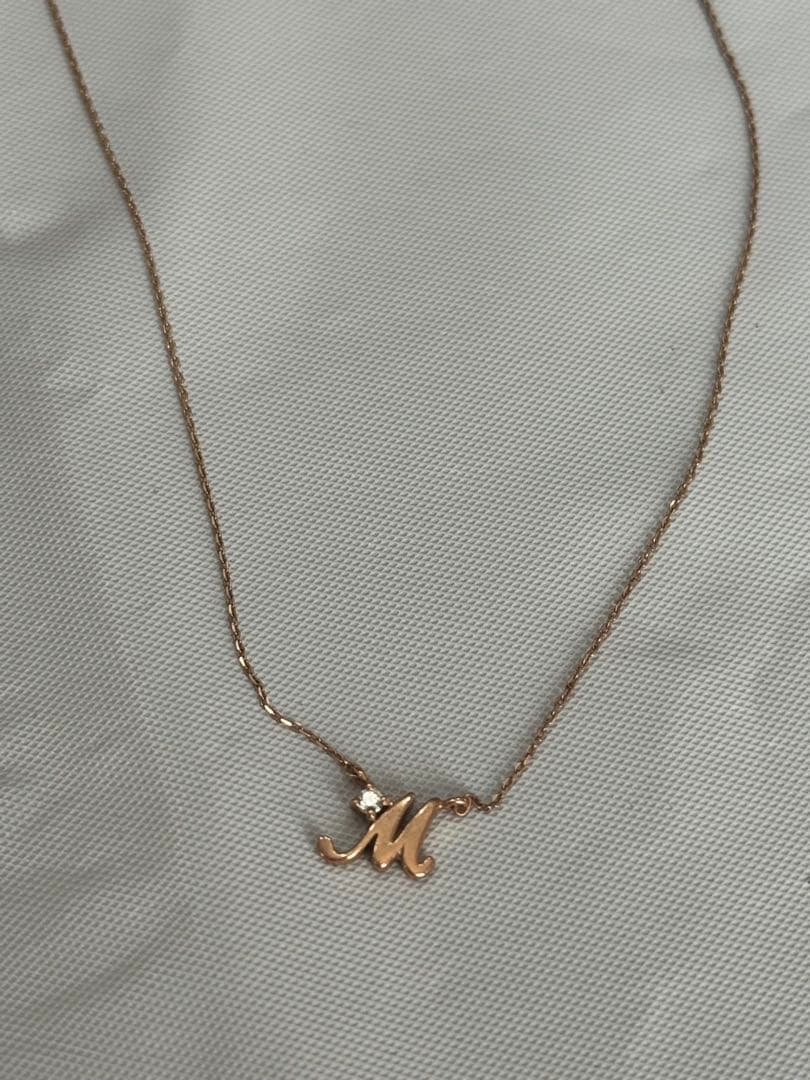 4℃ PKGイニシャルネックレス