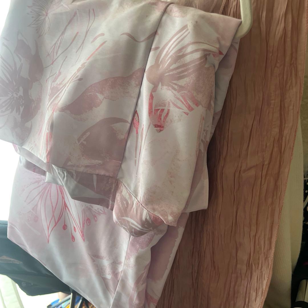 sugar nine ニュアンスピンクフラワー浴衣 浴衣3点セット