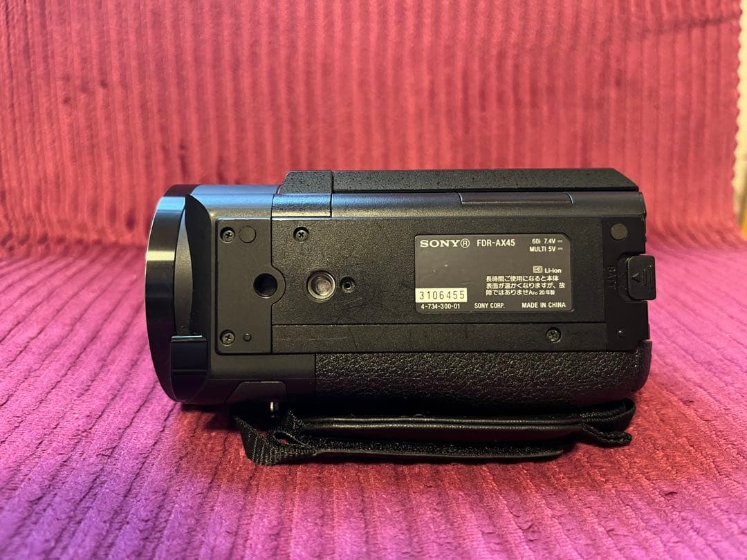 SONY ハンディカム 4K 光学20倍ズーム FDR-AX45（最大30倍）