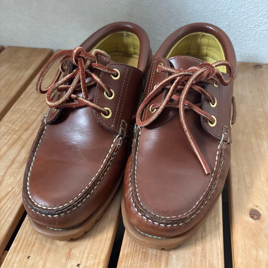 リーガル JE-38 デッキシューズ 3eye ブラウン 24 ティンバーランド