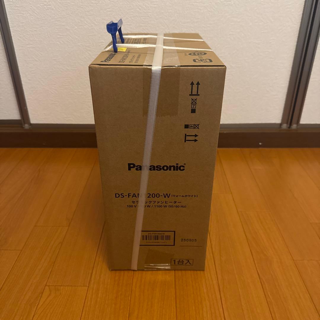 【新品】Panasonic DS-FAN1200-W セラミックファンヒーター