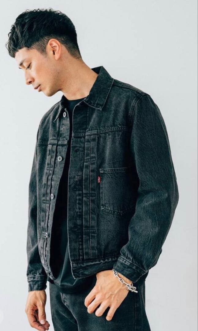 魚*ち様 Levi’s30th 別注 Type 1 Trucker BLACK