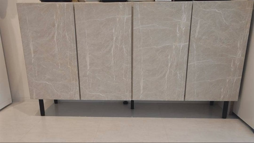 収納棚 サイドボード キャビネット リビングボード 大理石日本製　LOWYA