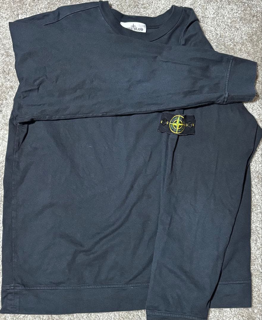 STONE スウェットトレーナー ブラック