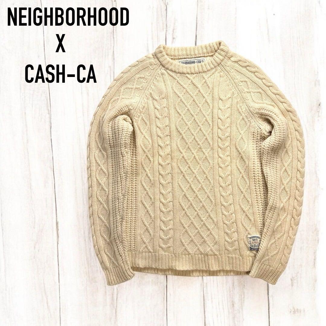 NEIGHBORHOOD X CASH CA フィッシャーマン ニット (M)