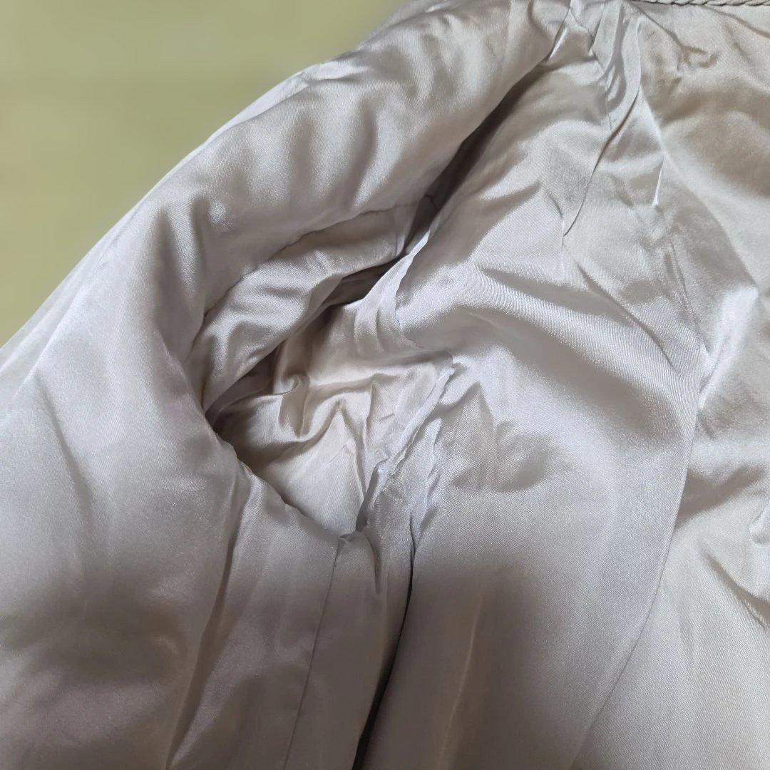 グレージュ ミンク 人気 9号 サファイアミンク リアルファー 高級 コート