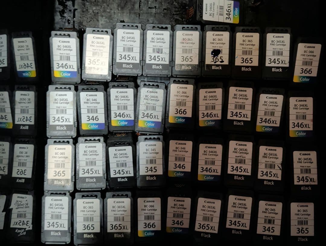 Y*N様 Canon　キャノン　使用済み インクカートリッジ　純正品　100個