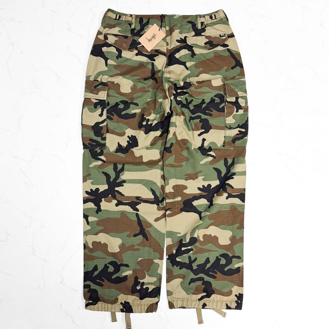 STUSSY CARGO PANTS カーゴパンツ 迷彩 カモ柄 ストリート
