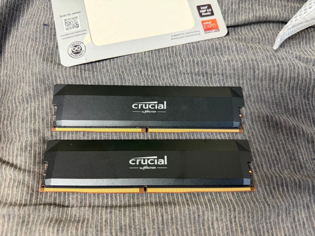 メモリー Crucial DDR5 Pro 32GB (2x16GB) 6400MT/s