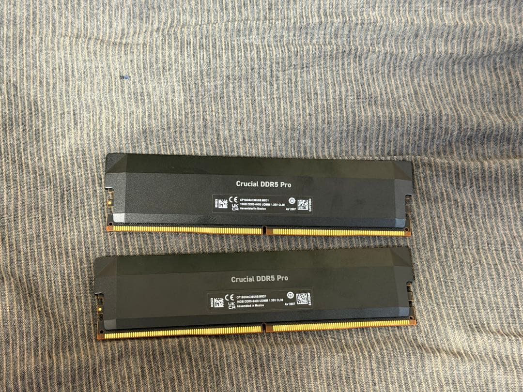 メモリー Crucial DDR5 Pro 32GB (2x16GB) 6400MT/s