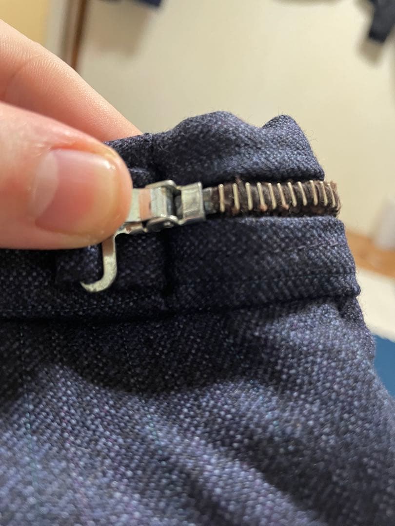 50s スラックス　コの字ジッパー　OPTI ユーロ　ヴィンテージ