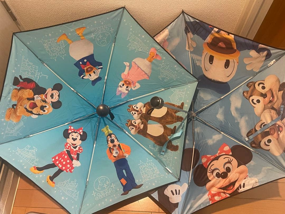 ディズニーリゾート 晴雨兼用傘 実写 セット
