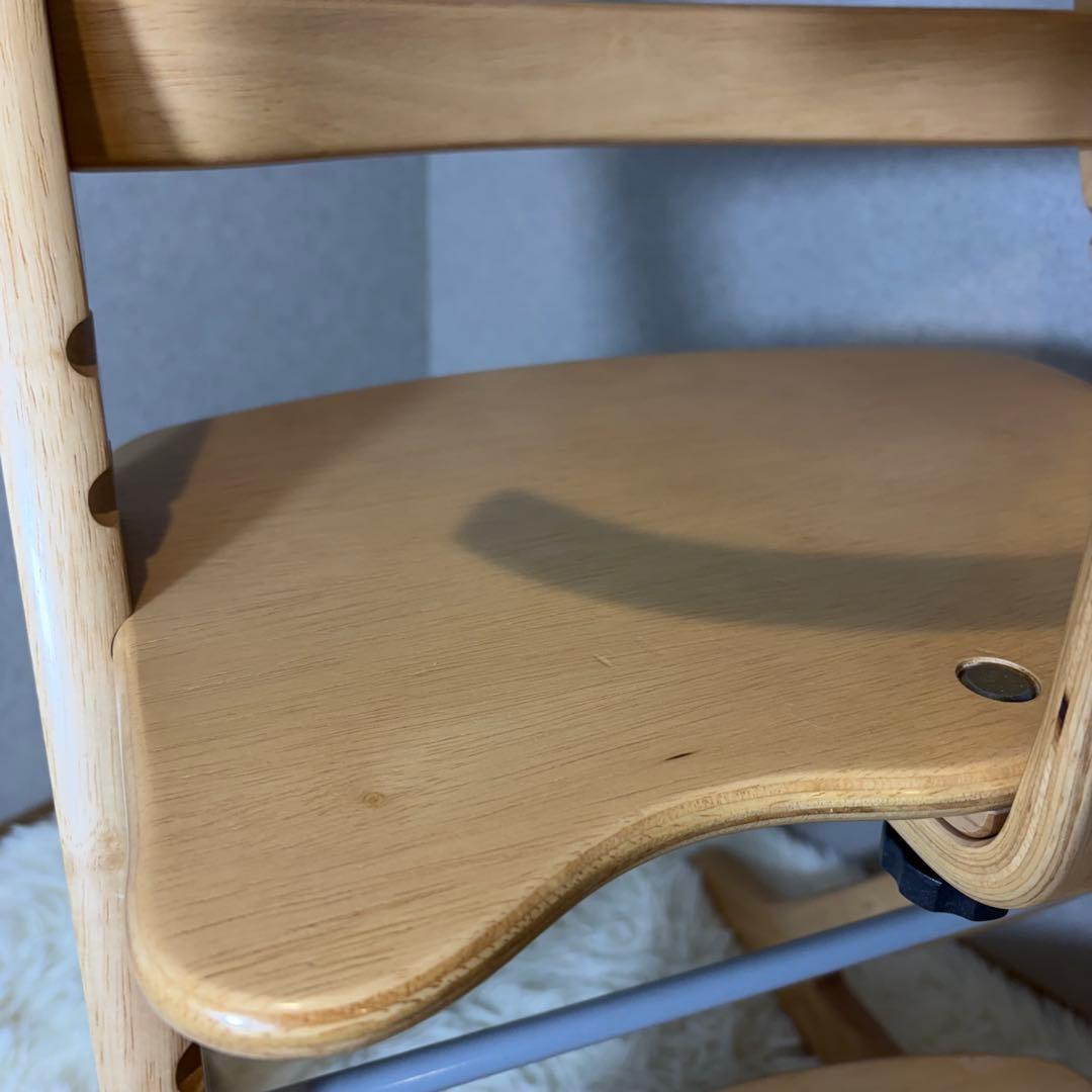 美品 大和屋　すくすくスリムプラスチェア　テーブル＆ガード付　六角レンチ付