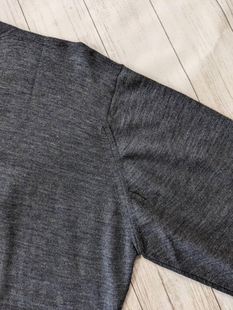 ジョンスメドレー/EXファインメリノウール/クルーネックニットセーター/1694