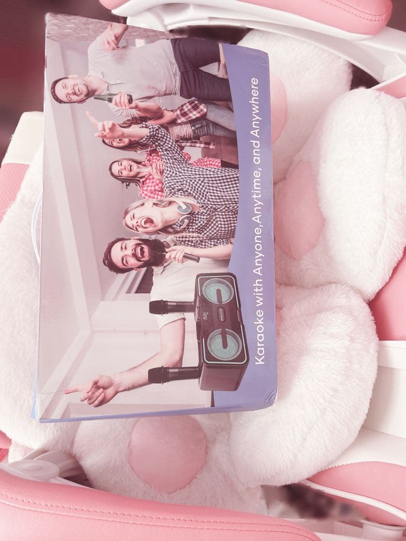 ワイヤレスマイク付きカラオケ機︴スピーカー