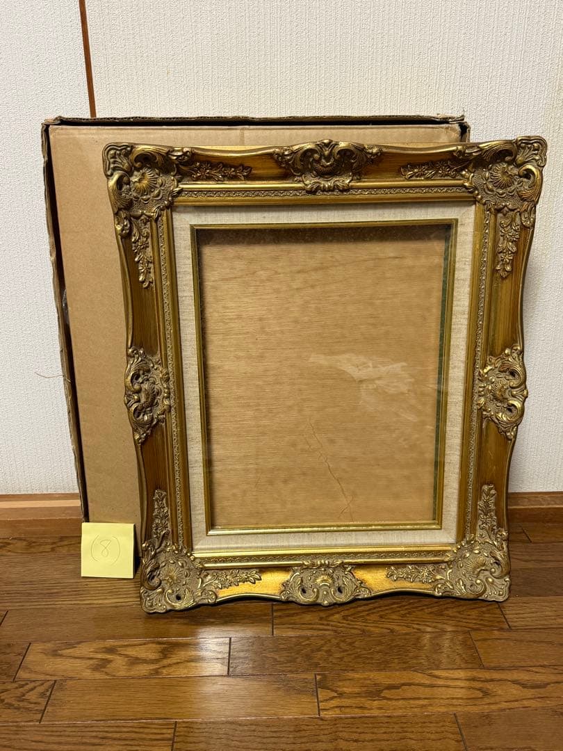 （8）油絵額縁　アンティーク ゴールド　アンティーク調 額縁 空額 ヴィンテージ