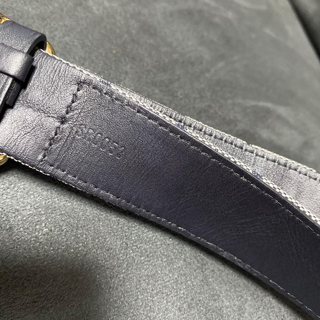 Louis Vuitton モノグラムミニ青ブルー グレー ネイビー ベルト