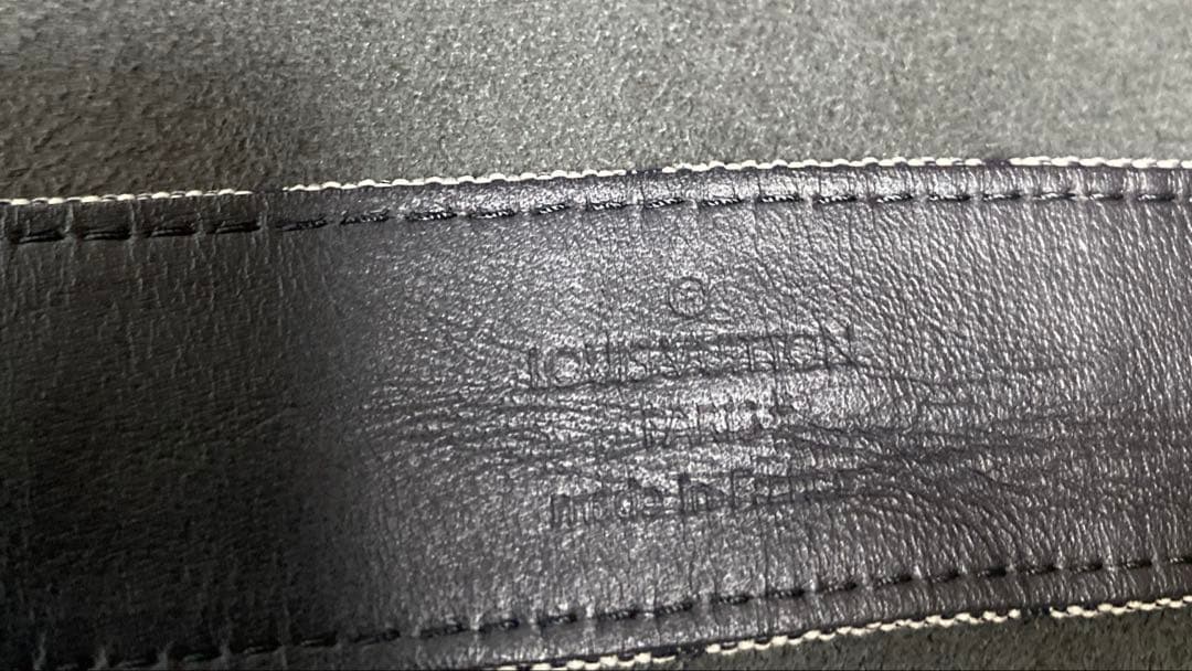 Louis Vuitton モノグラムミニ青ブルー グレー ネイビー ベルト