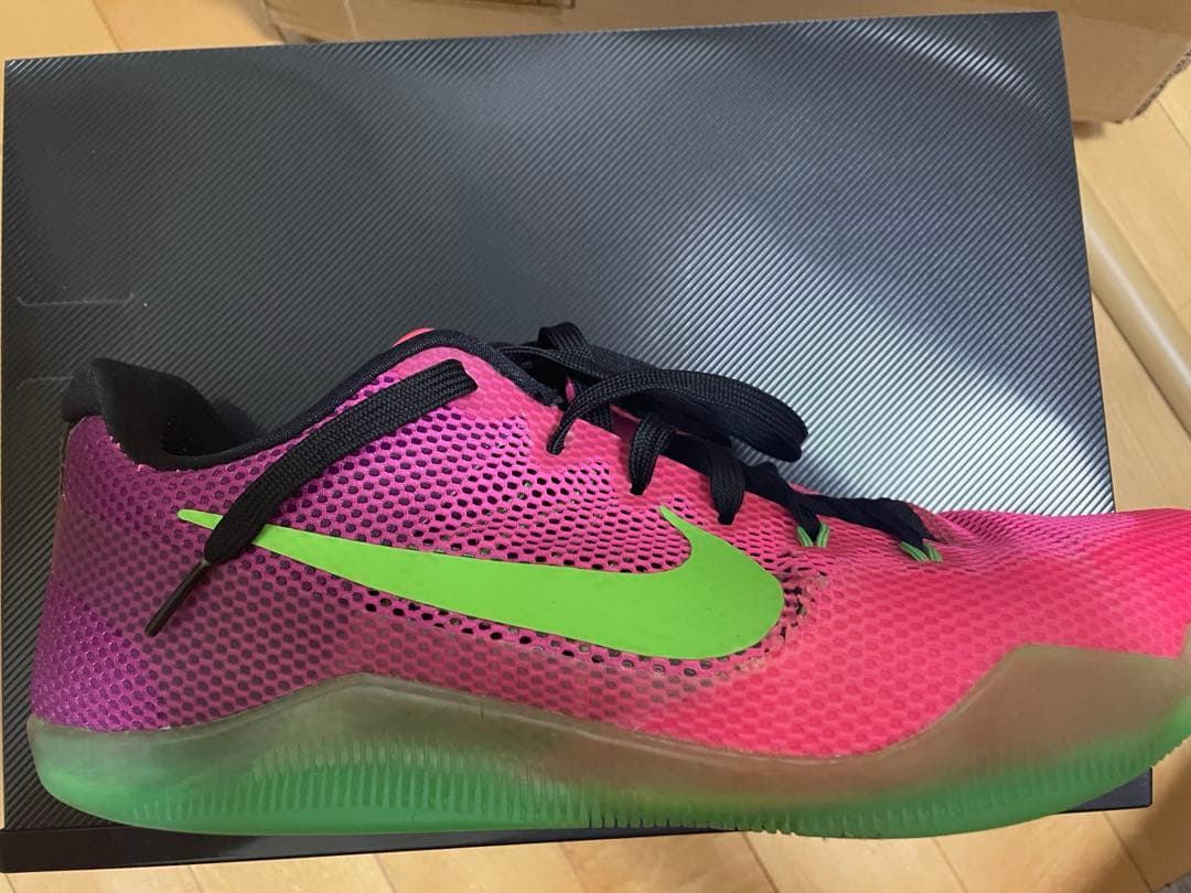 シューズ(男性用) NIKE Kobe 11 EM Mambacurial Pink Flash