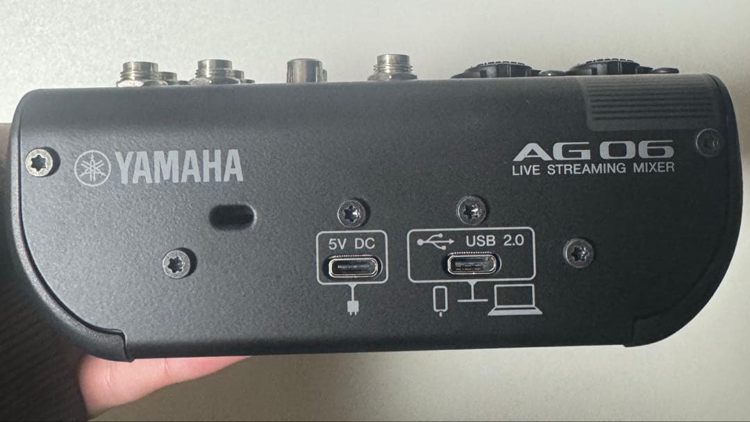 【動作確認済み】YAMAHA AG06MK2 オーディオインターフェイス 箱付き