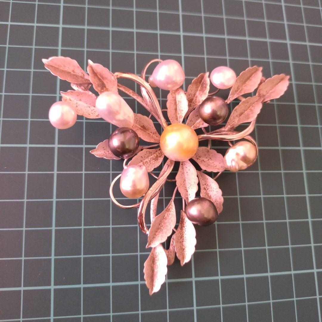 南洋真珠 SILVER ブローチ兼ペンダントトップ