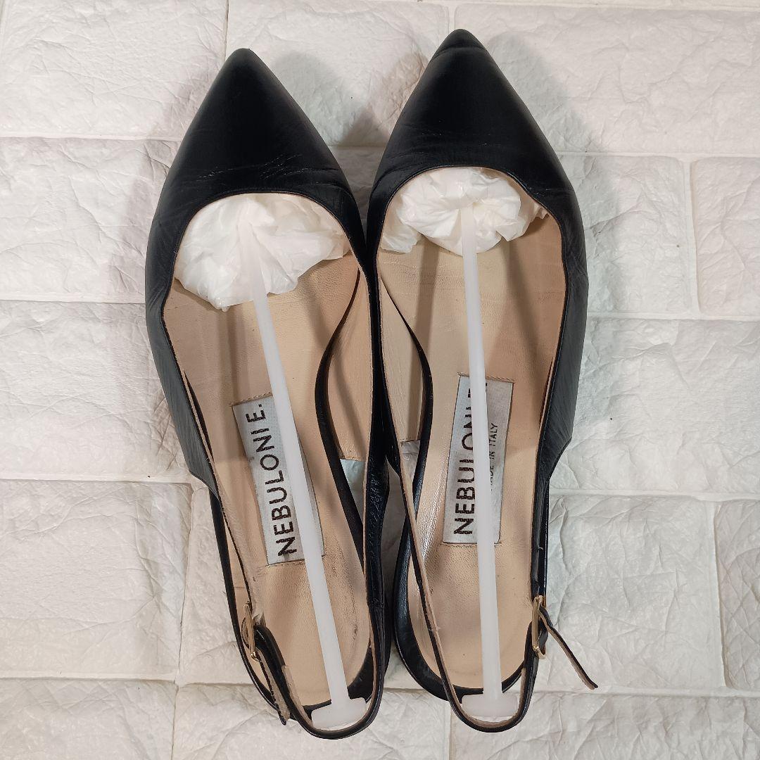 ネブローニ Nebuloni ミュール フラット 37 23.5cm sa03