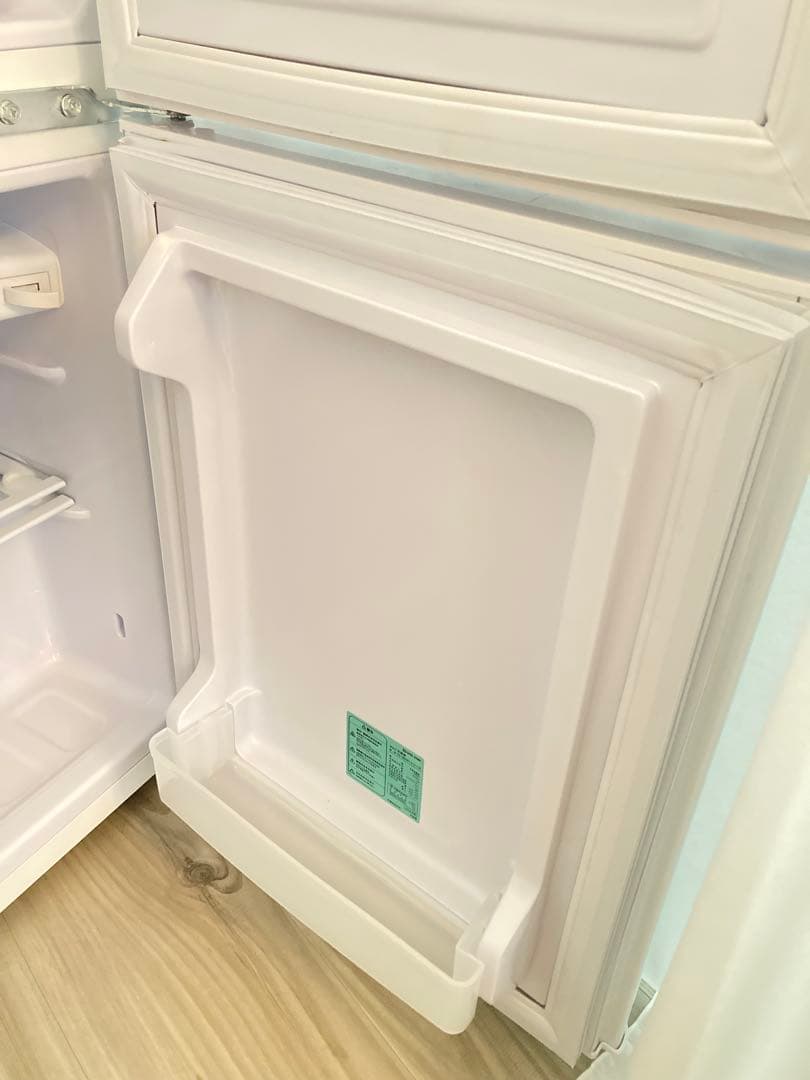 2ドア冷凍冷蔵庫 ホワイト 約60L