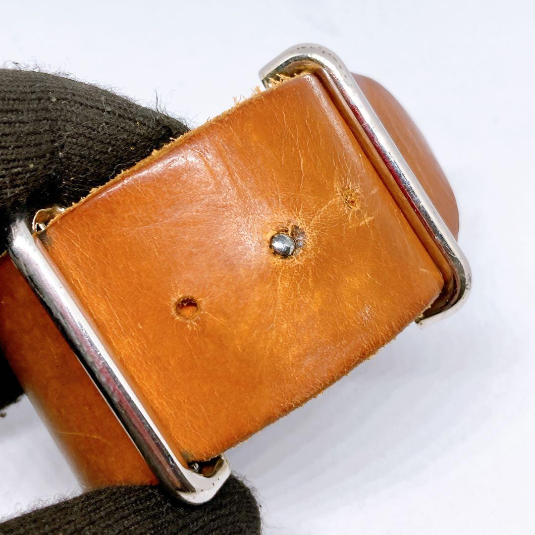 397 エルメス　エトリヴィエール　レザー　ブラウン　バングル　ブレスレットアピ