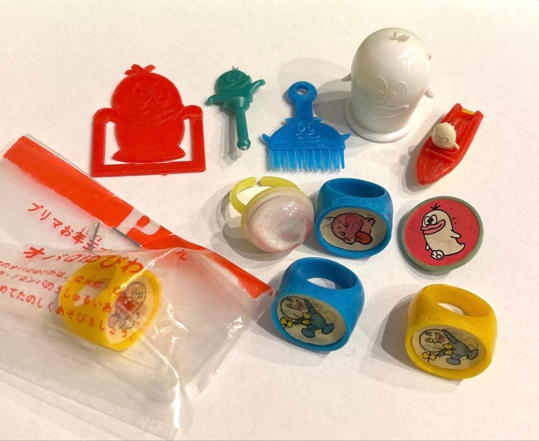 u*5様 昭和レトロ　グリコ　おまけ　1960〜70年代　オバQセット　オバケの