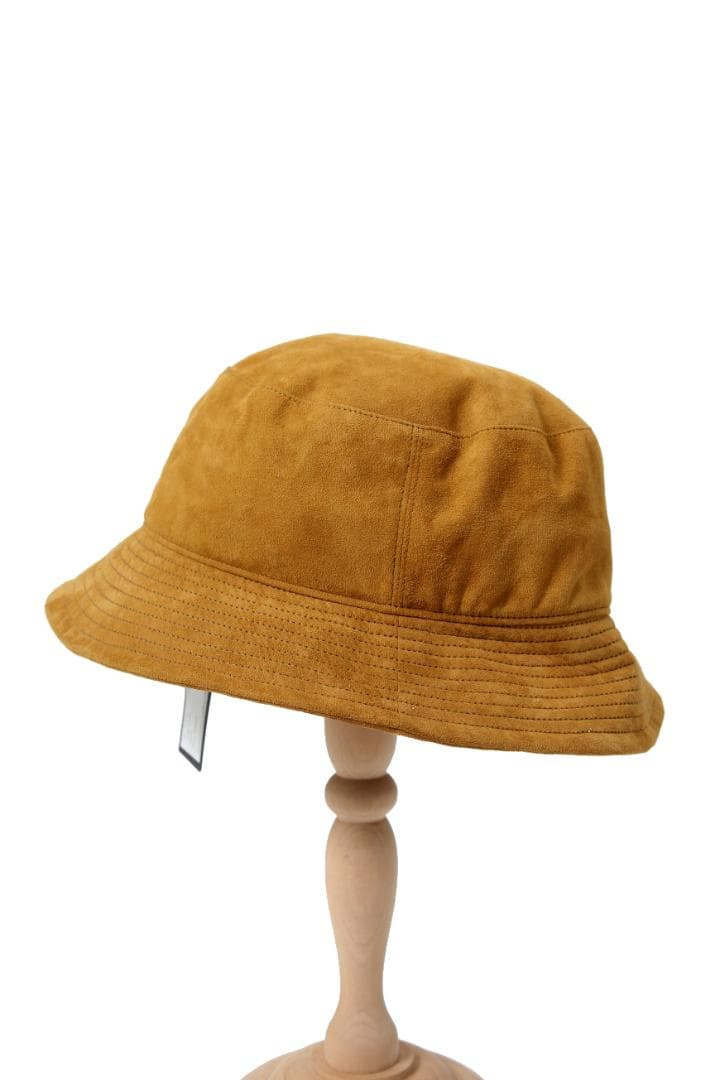 希少色 バックラッシュ / カンガルースエード レザー バケットハット