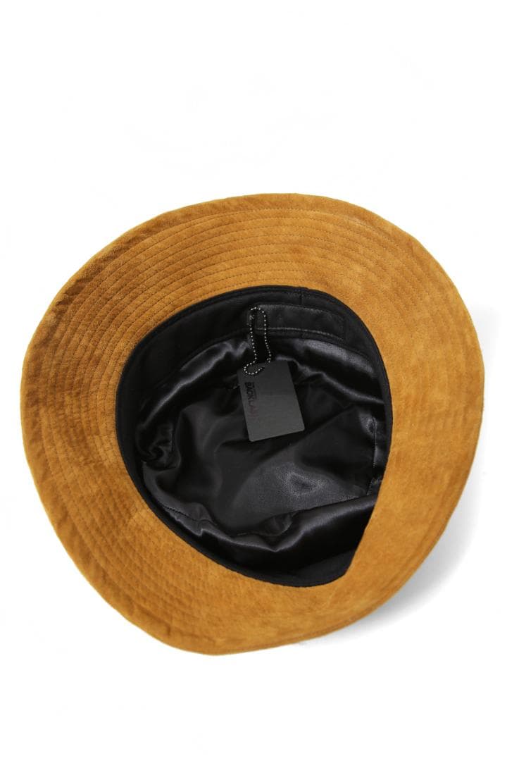 希少色 バックラッシュ / カンガルースエード レザー バケットハット