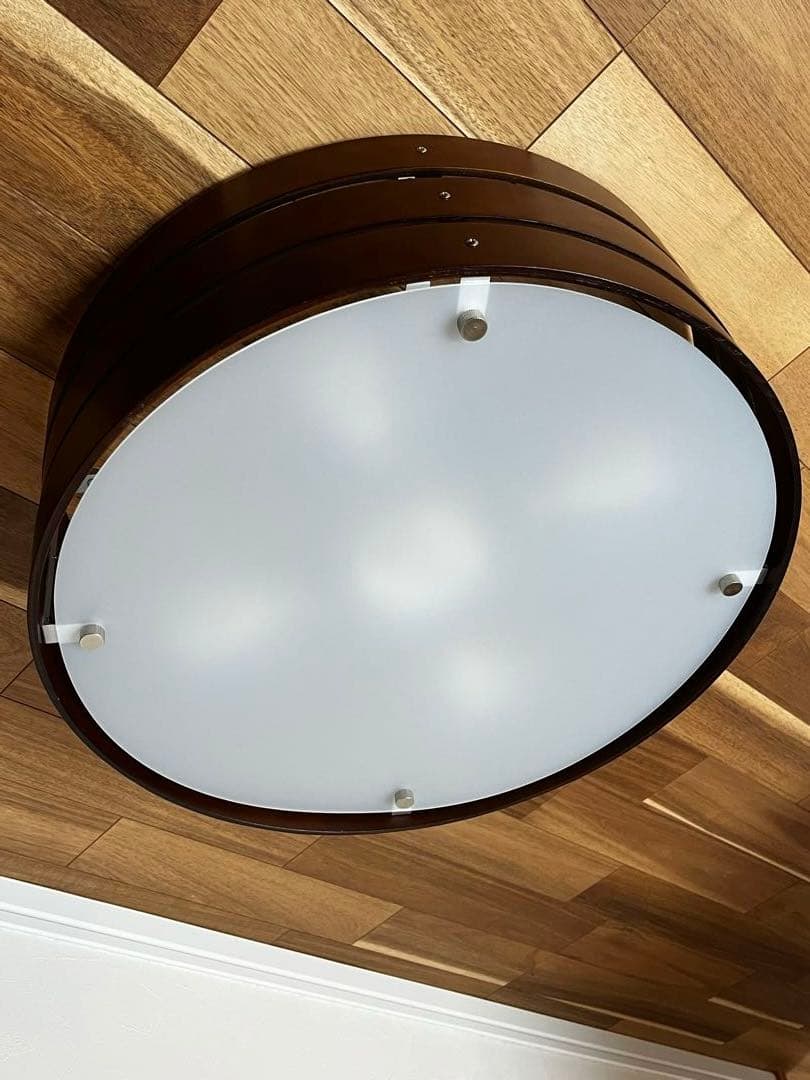 Ｎ．ウッドシーリングライト　HC002 LED電球4個付き