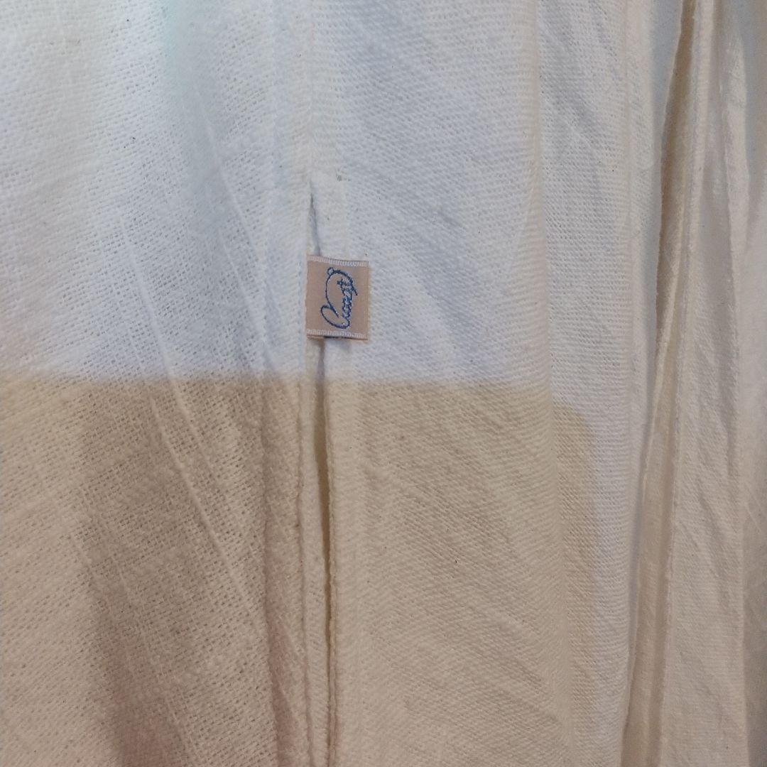 うさとの服ベスト　ヘンプコットン生成りサイズ4