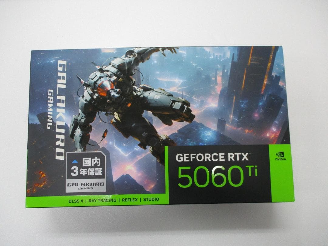 玄人志向　GeForce RTX 5060Ti　16GB